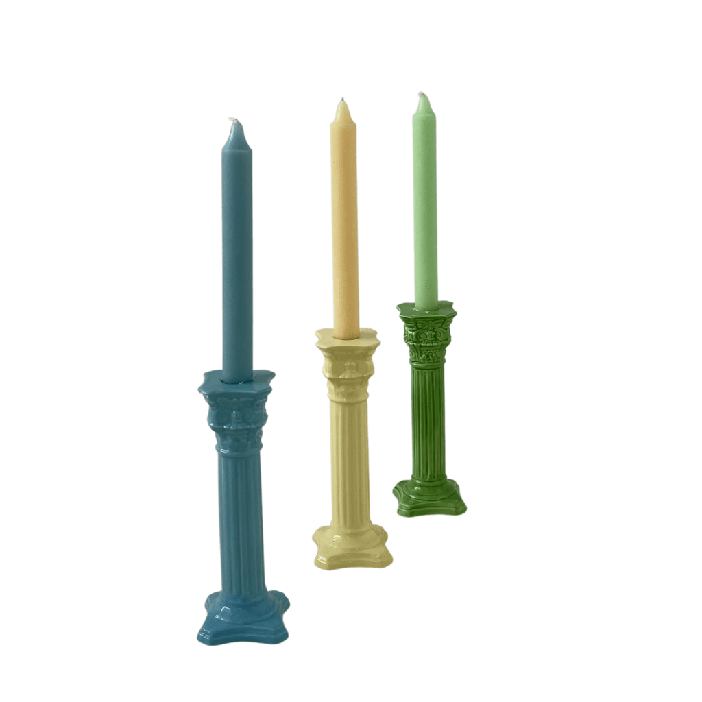 Hanna Rose  Corinthian Candlesticks | Lemon available at Rose St Trading Co