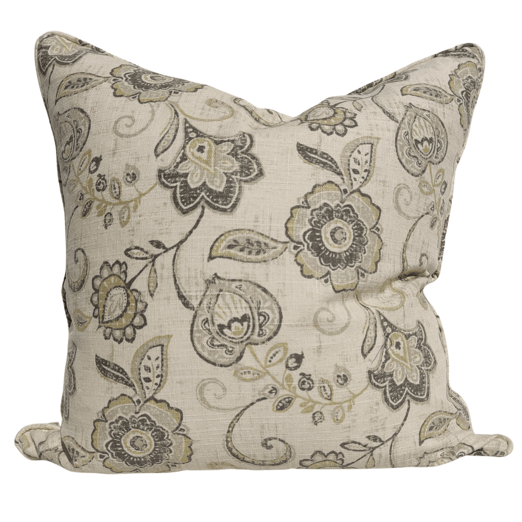 Macey & Moore  Cottage Gardens Linen Cushion available at Rose St Trading Co