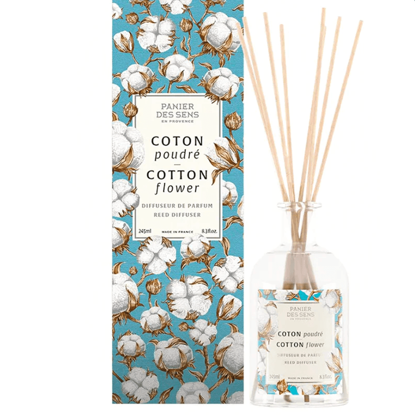 Panier de Sens  Cotton Flower Reed Diffuser available at Rose St Trading Co