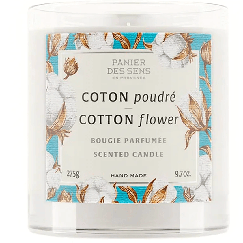 Panier de Sens  Cotton Flower Scented Candle available at Rose St Trading Co