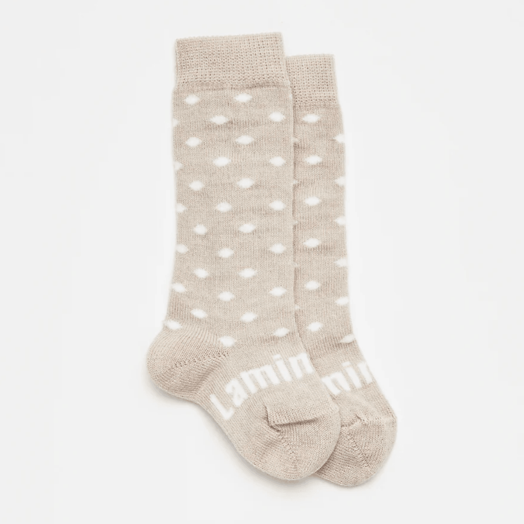 Lamington Socks  Crew Socks | Truffle 0-3mths available at Rose St Trading Co