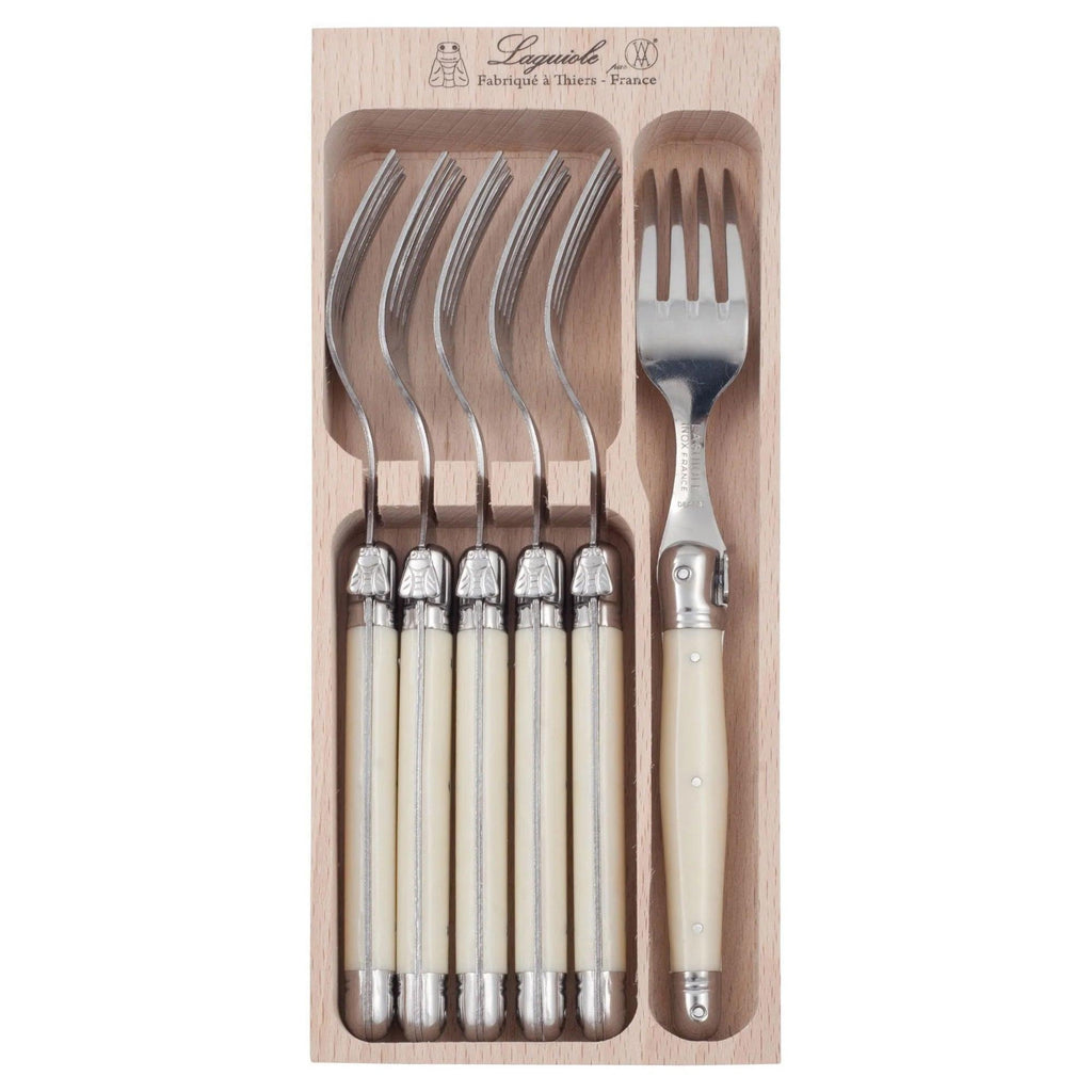 Andre Verdier  Debutant Forks Set 6 | Ivory available at Rose St Trading Co