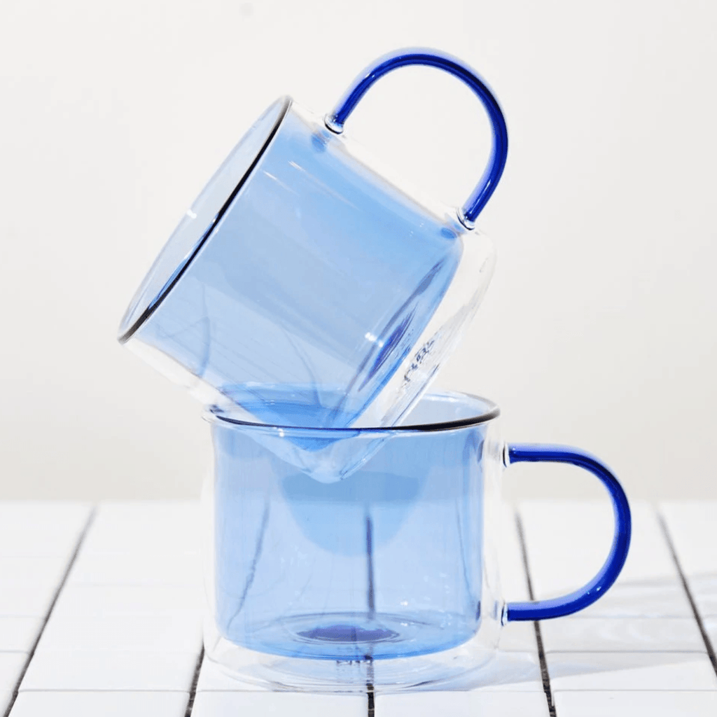 House of Nunu  Double Trouble Cup Set | Blue available at Rose St Trading Co
