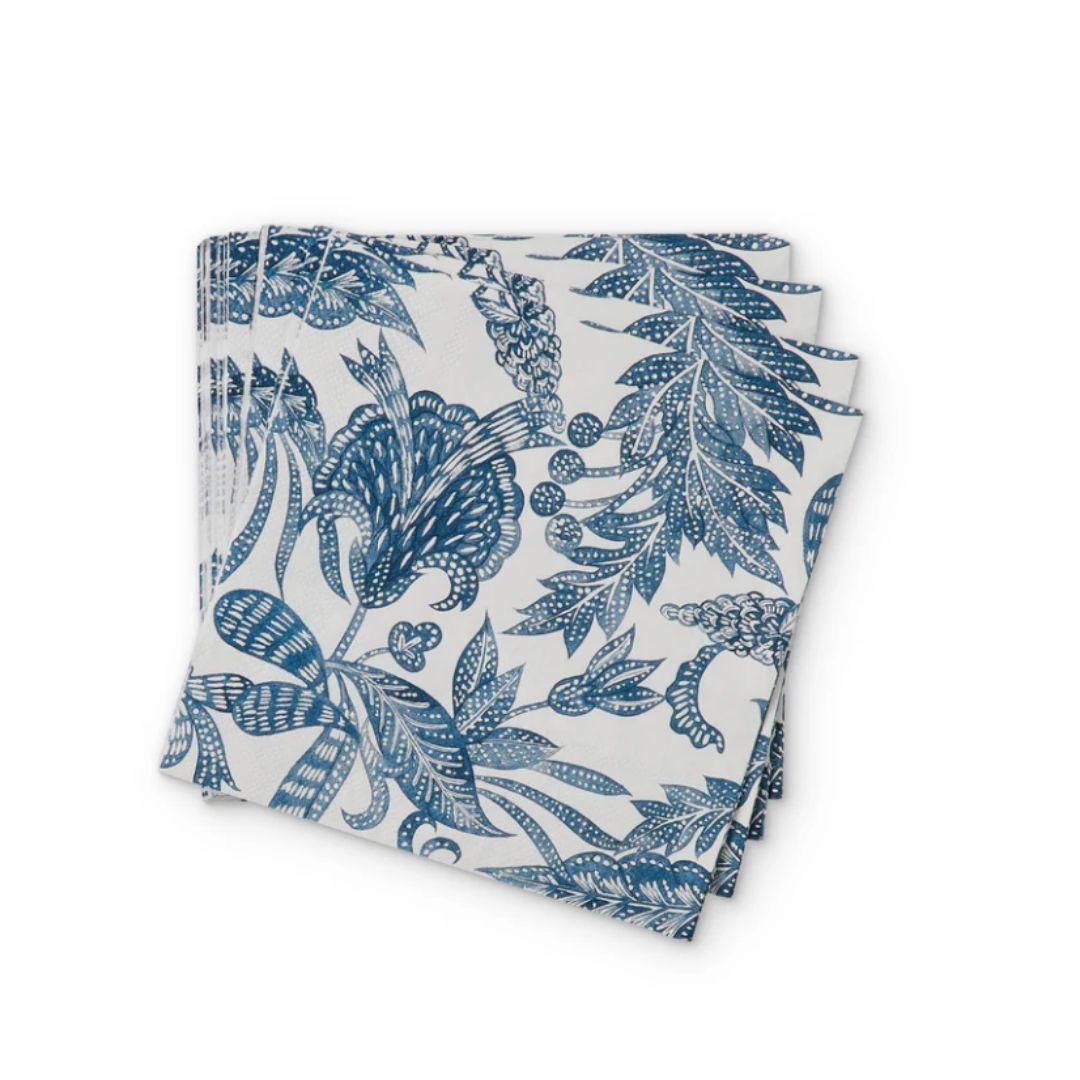 Samara Dark Blue Paper Napkin Set