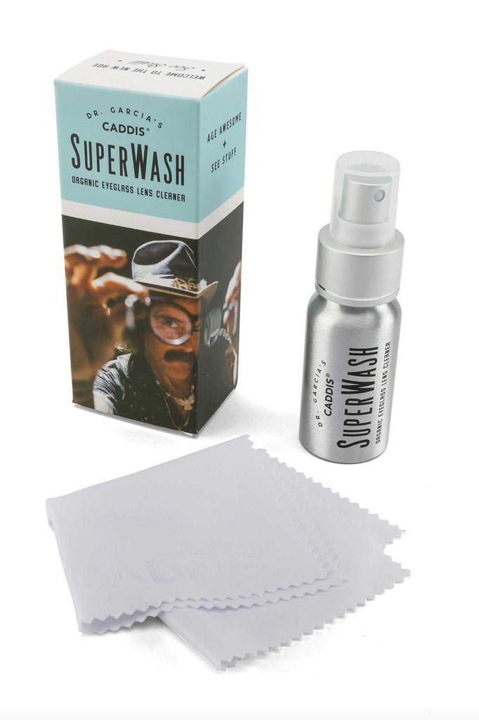 CADDIS  Dr Garcia's Super Wash Lens Cleaner available at Rose St Trading Co