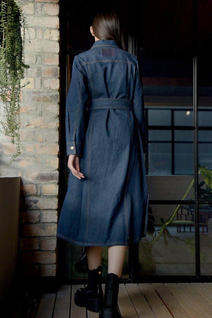Dressing Around Dress | Deep Blue by Trelise Cooper in stock at Rose St Trading Co