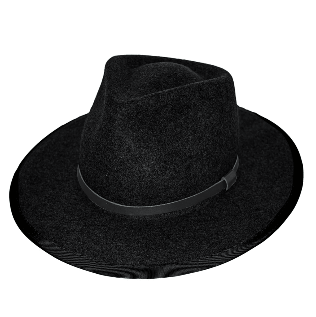 RSTC  Dubbo Fedora | Mixed Black available at Rose St Trading Co