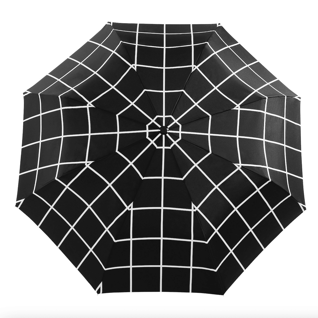 Original Duckhead  Duck Umbrella Compact | Black Grid available at Rose St Trading Co