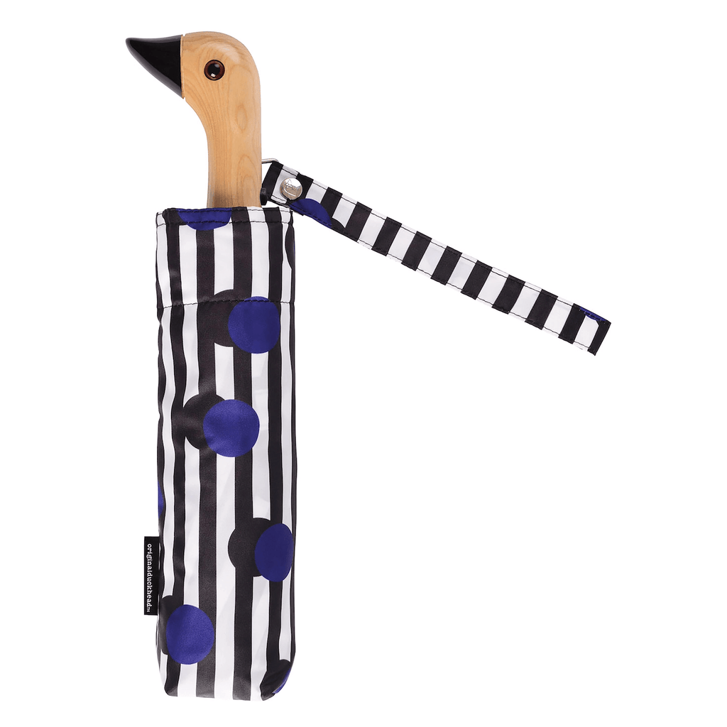 Original Duckhead  Duck Umbrella Compact | Polkastripe available at Rose St Trading Co