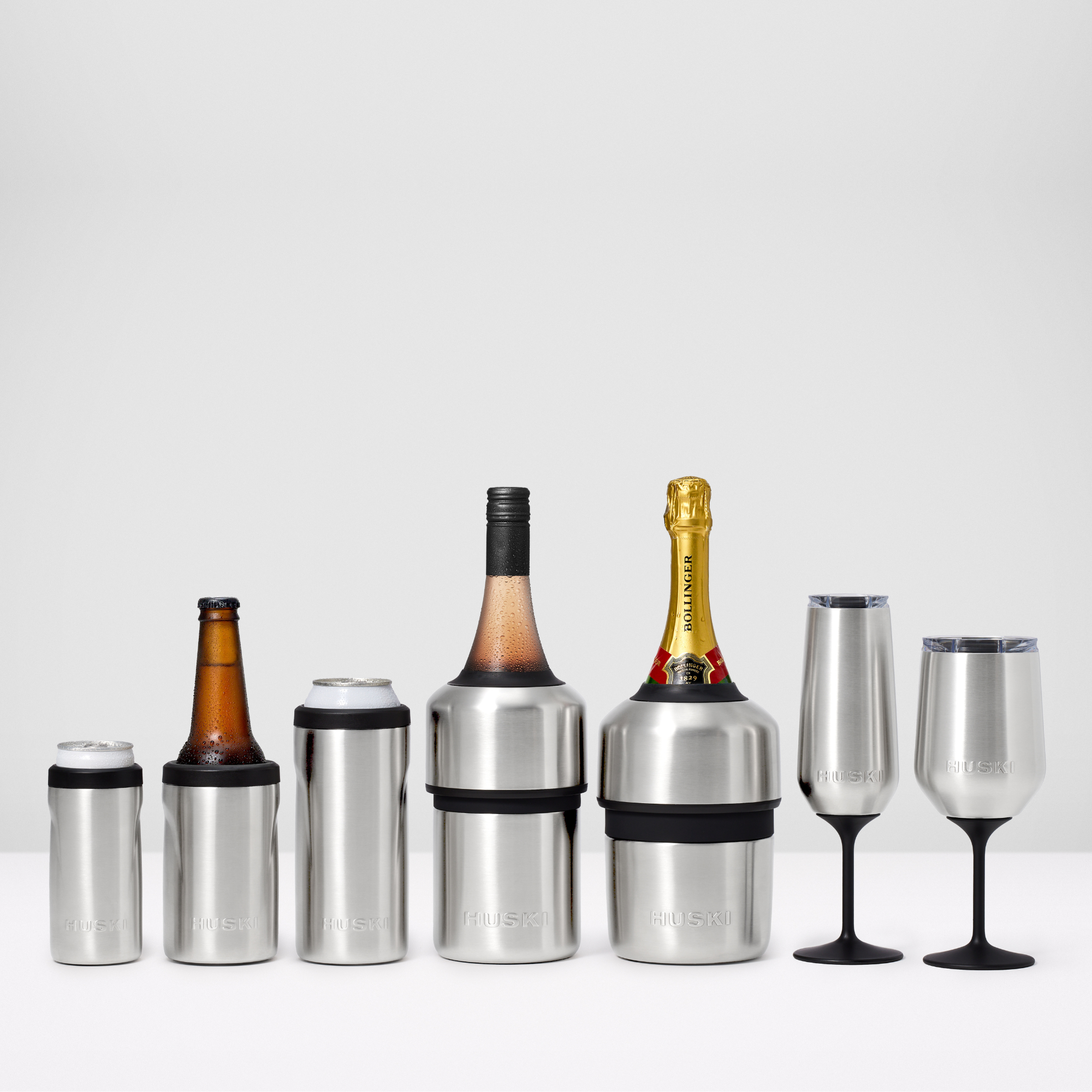 Huski Slim Can Cooler | White