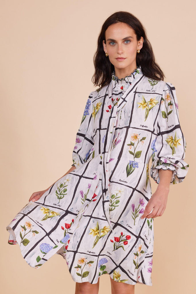 Easter Lillies Dress by Binny in stock at Rose St Trading Co