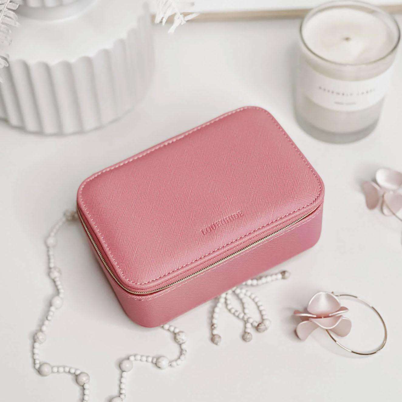 Louenhide  Ellie Jewellery Box | Bubblegum Pink available at Rose St Trading Co