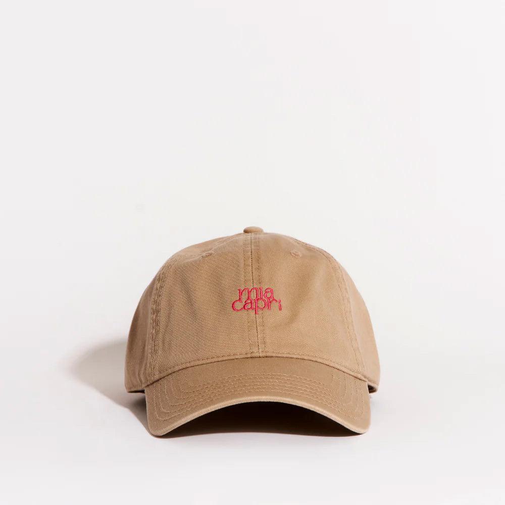Embroidered Cap | Beige - Rose St Trading Co