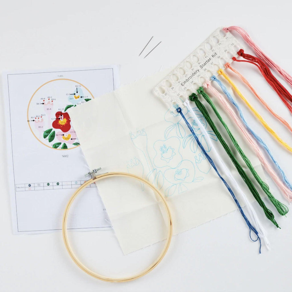 Journey of Something  Embroidery Kit | Floral available at Rose St Trading Co