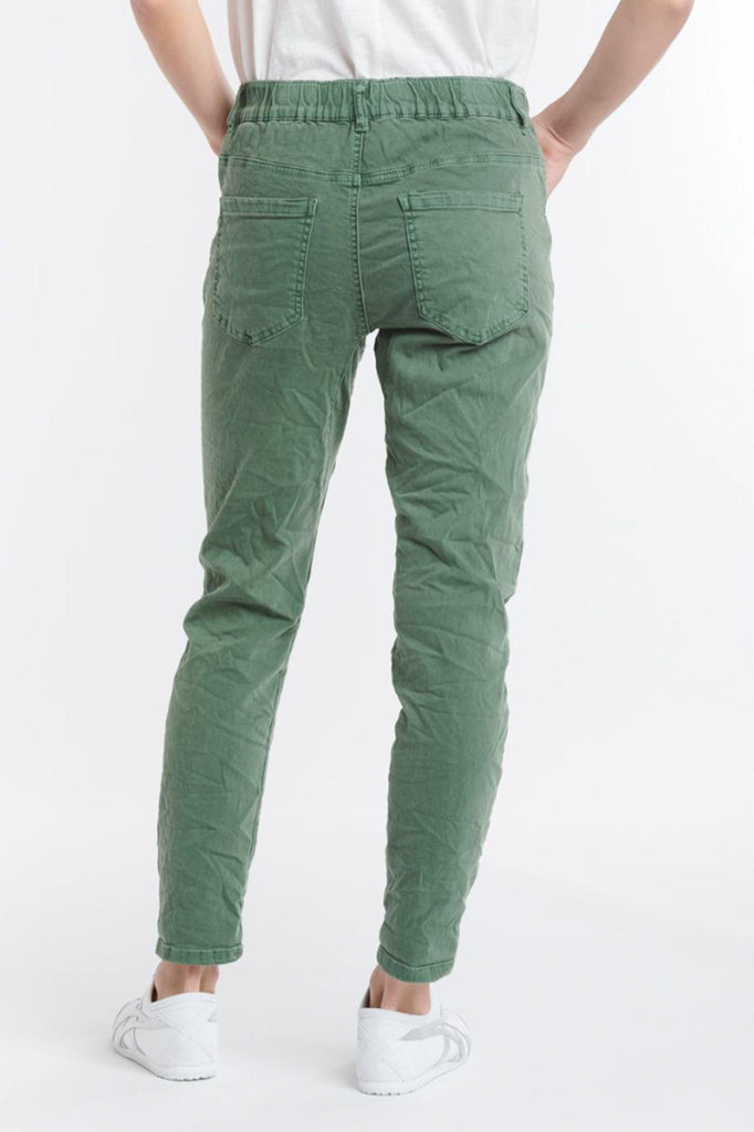 Emma Coloured Jean | Military by Italian Star in stock at Rose St Trading Co