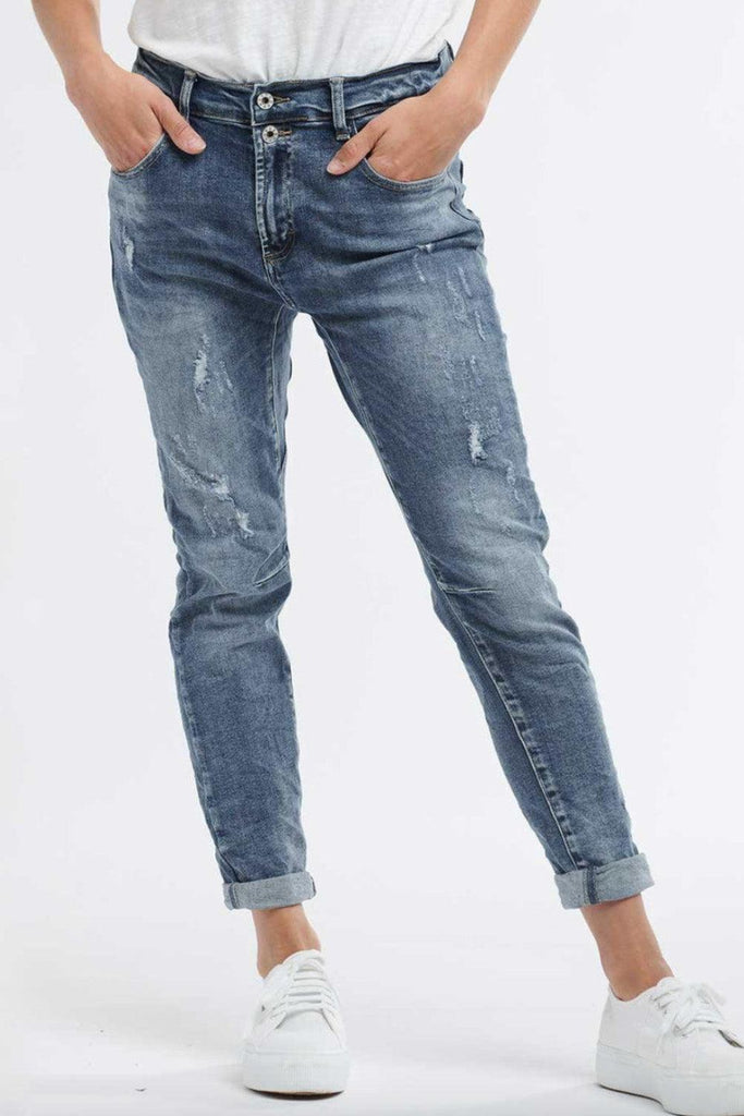 Emma Jean | Light Wash Denim by Italian Star in stock at Rose St Trading Co