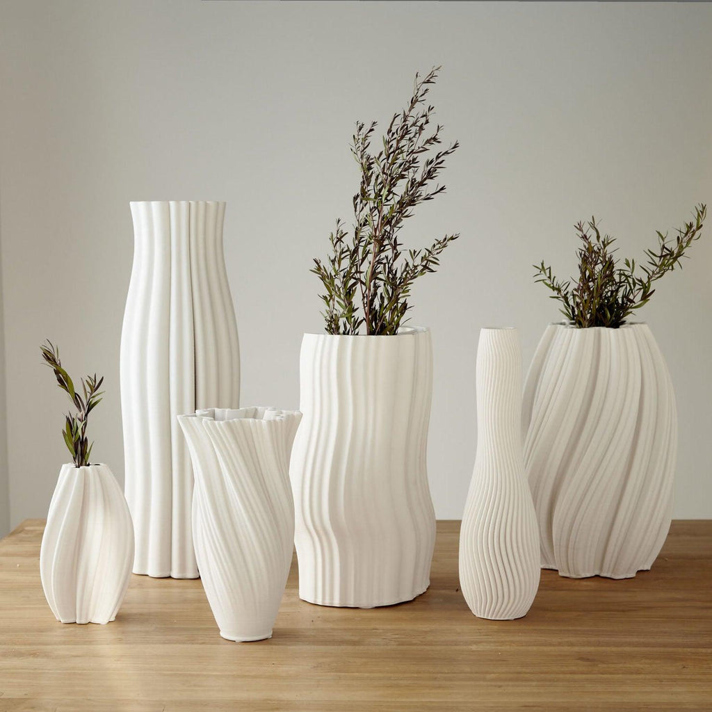 P.S. Home and Living  Emma White Vase | 31cm available at Rose St Trading Co