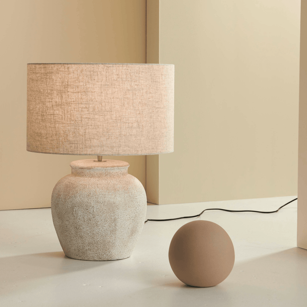 RSTC  Esme Vintage Stone Ceramic Lamp available at Rose St Trading Co