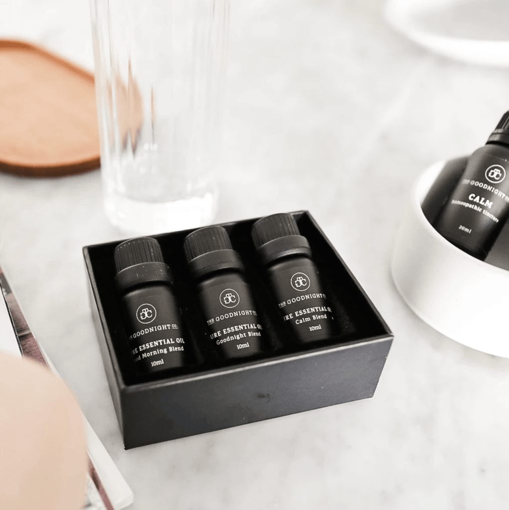 The Goodnight Co.  Essential Oil Trio Kit available at Rose St Trading Co