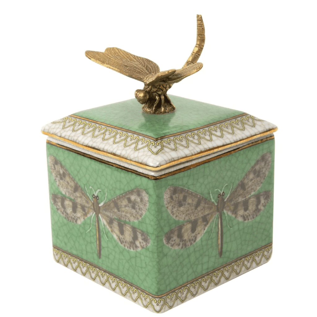 C.A.M.  Este Libelula Trinket Box | Green available at Rose St Trading Co