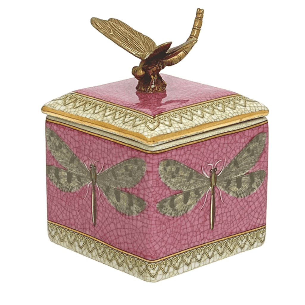 C.A.M.  Este Libelula Trinket Box | Pink available at Rose St Trading Co