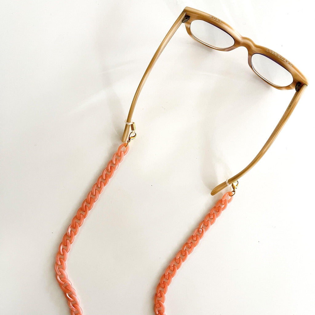 RSTC  Eyewear Chain | Coral available at Rose St Trading Co