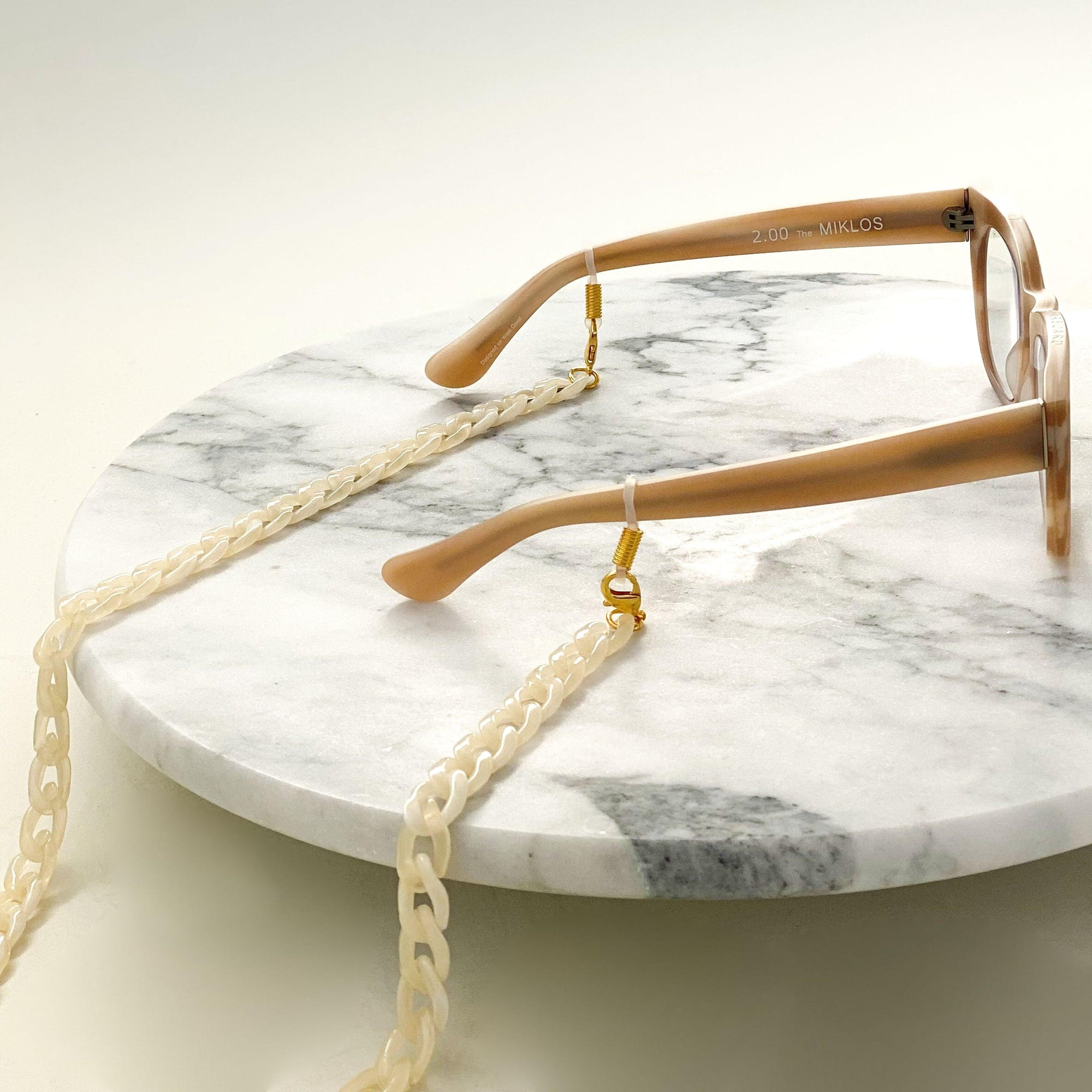 RSTC  Eyewear Chain | Cream available at Rose St Trading Co