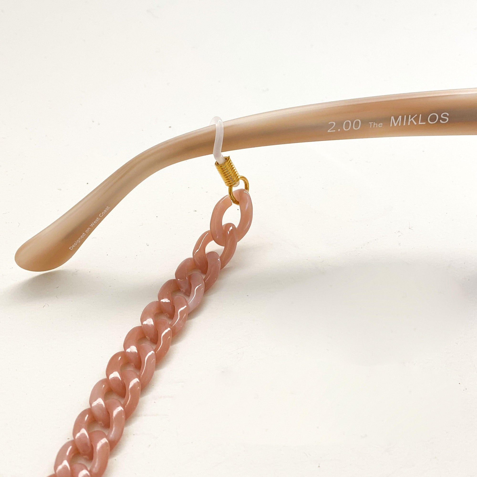 RSTC  Eyewear Chain | Dusty Rose available at Rose St Trading Co