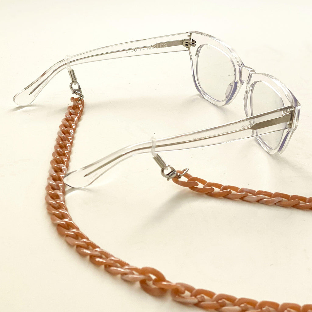RSTC  Eyewear Chain | Dusty Rose available at Rose St Trading Co