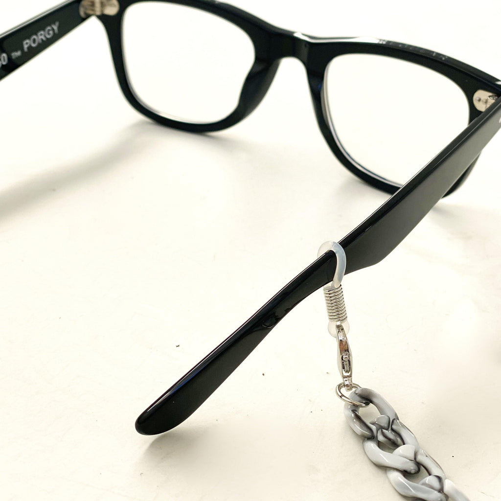 RSTC  Eyewear Chain | Grey Marble available at Rose St Trading Co
