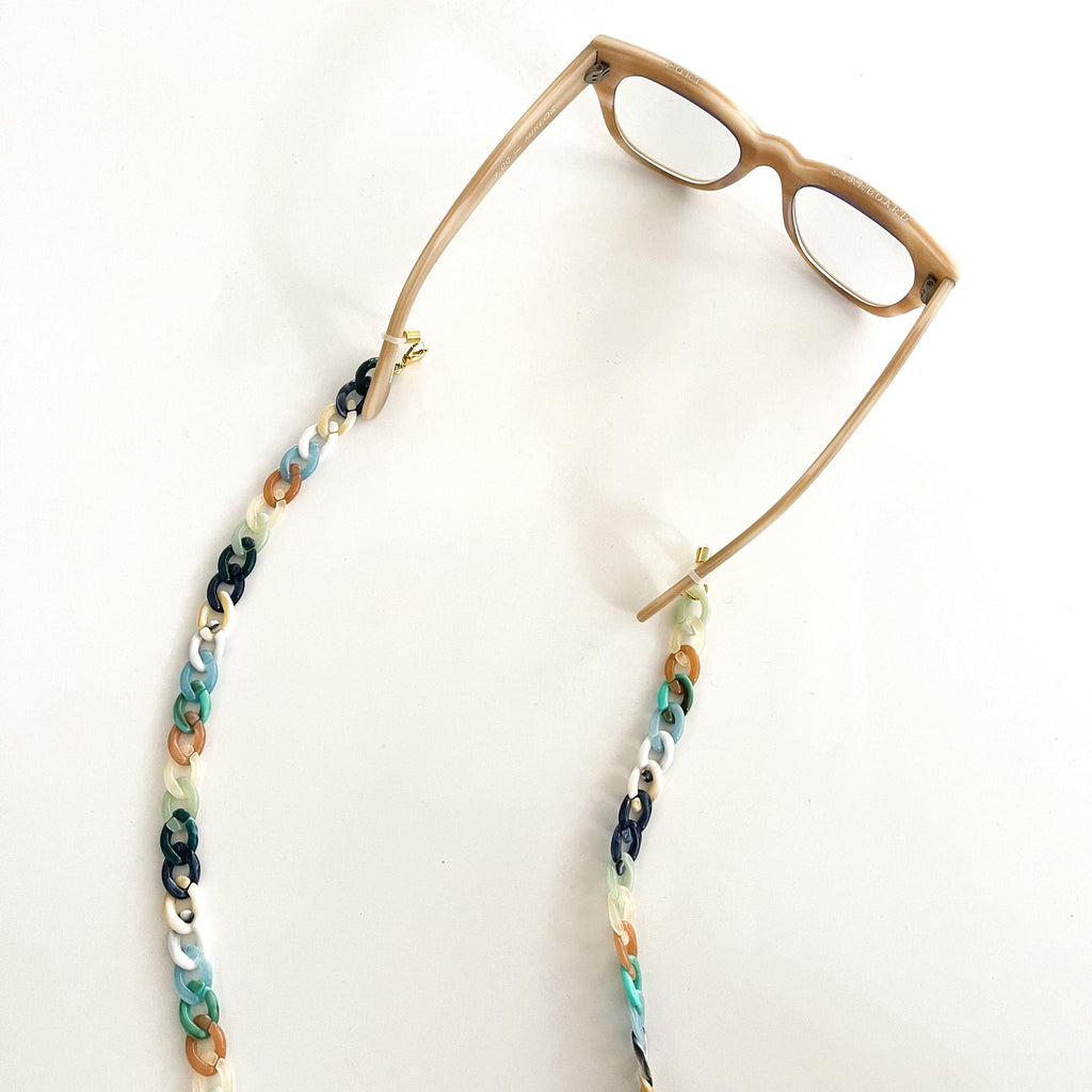 RSTC  Eyewear Chain | Multi Blue available at Rose St Trading Co