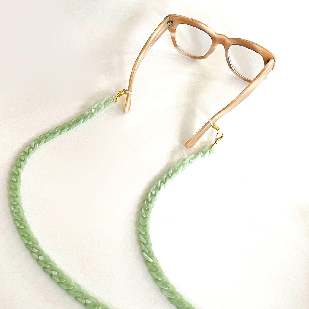RSTC  Eyewear Chain | Seafoam available at Rose St Trading Co