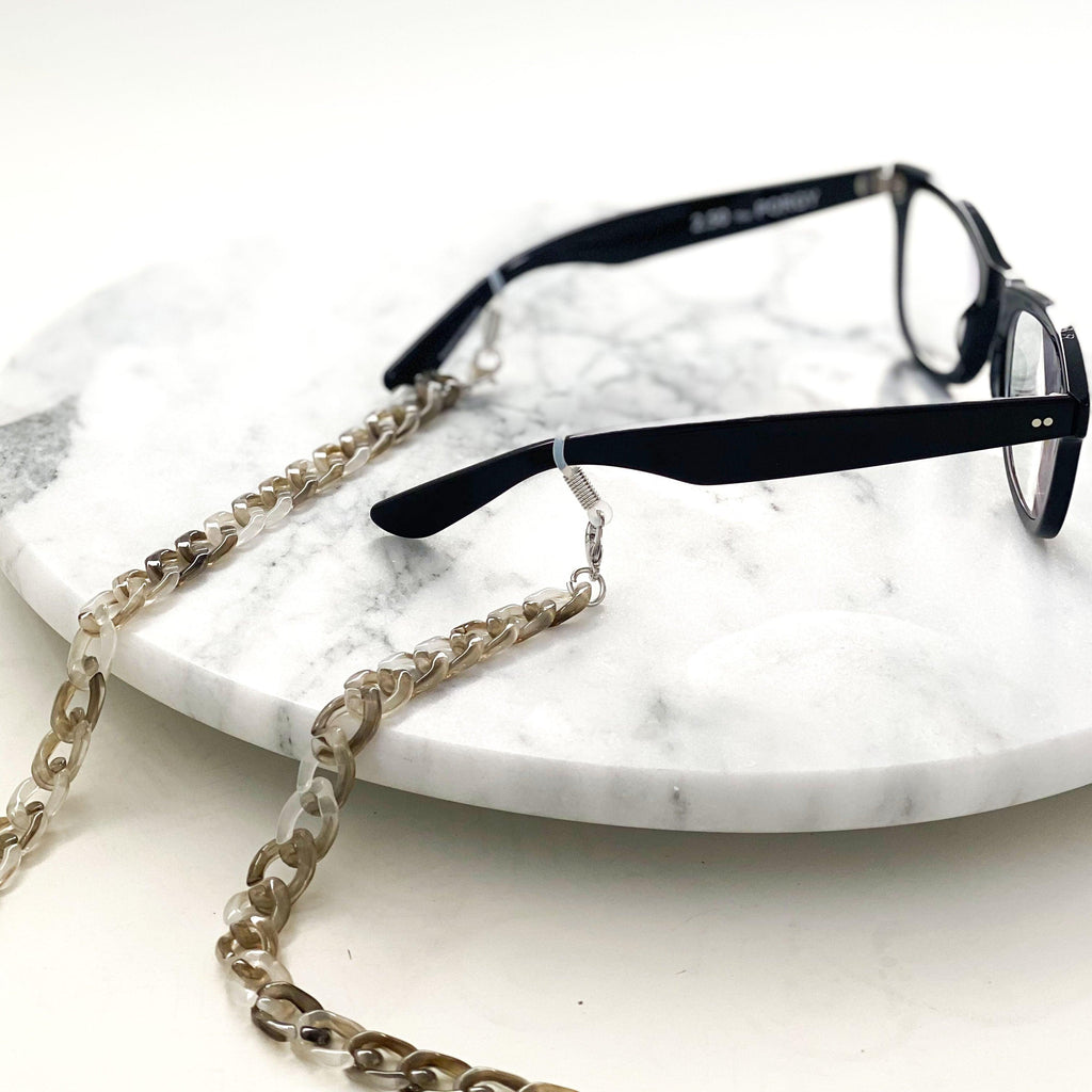 RSTC  Eyewear Chain | Smokey Grey available at Rose St Trading Co