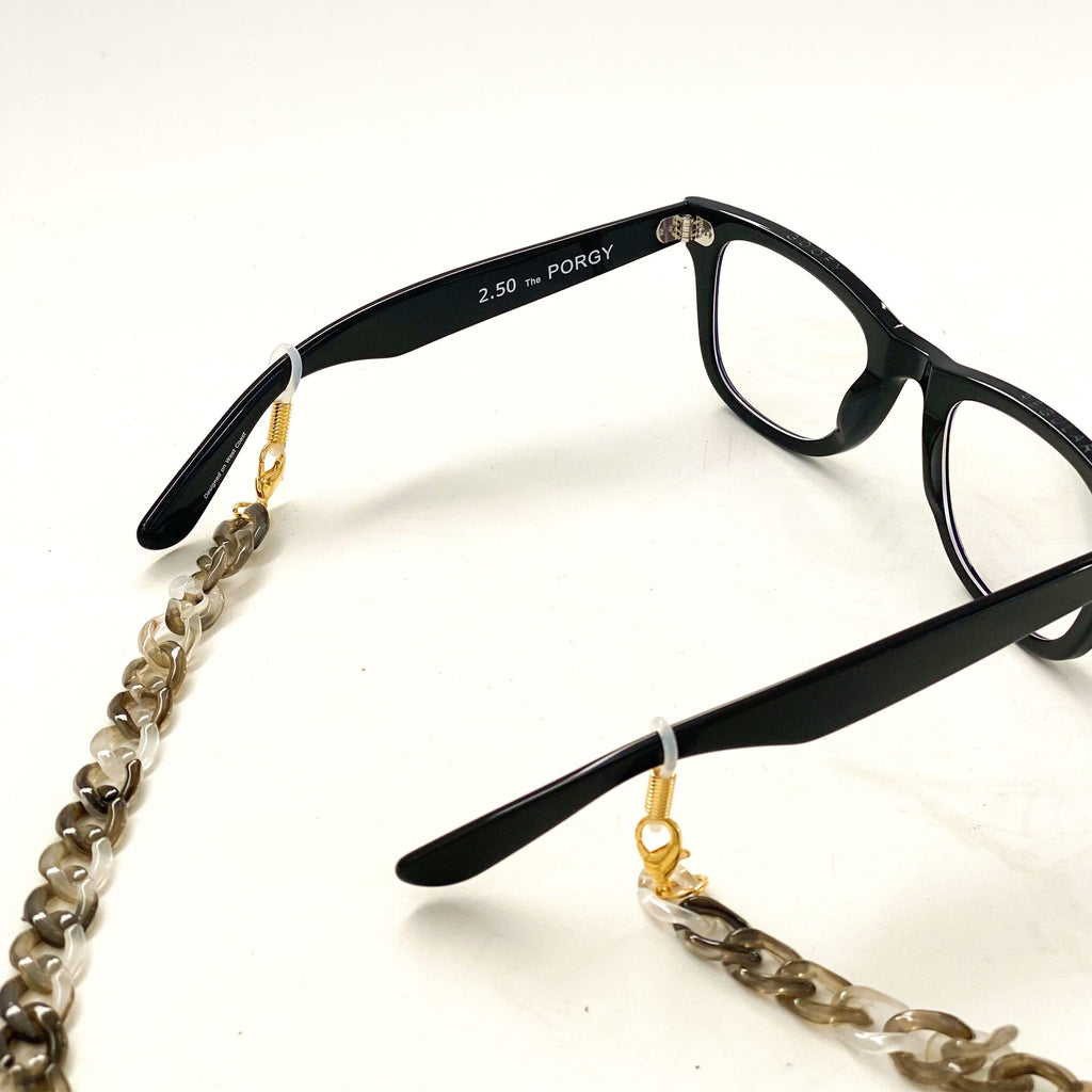 RSTC  Eyewear Chain | Smokey Grey available at Rose St Trading Co