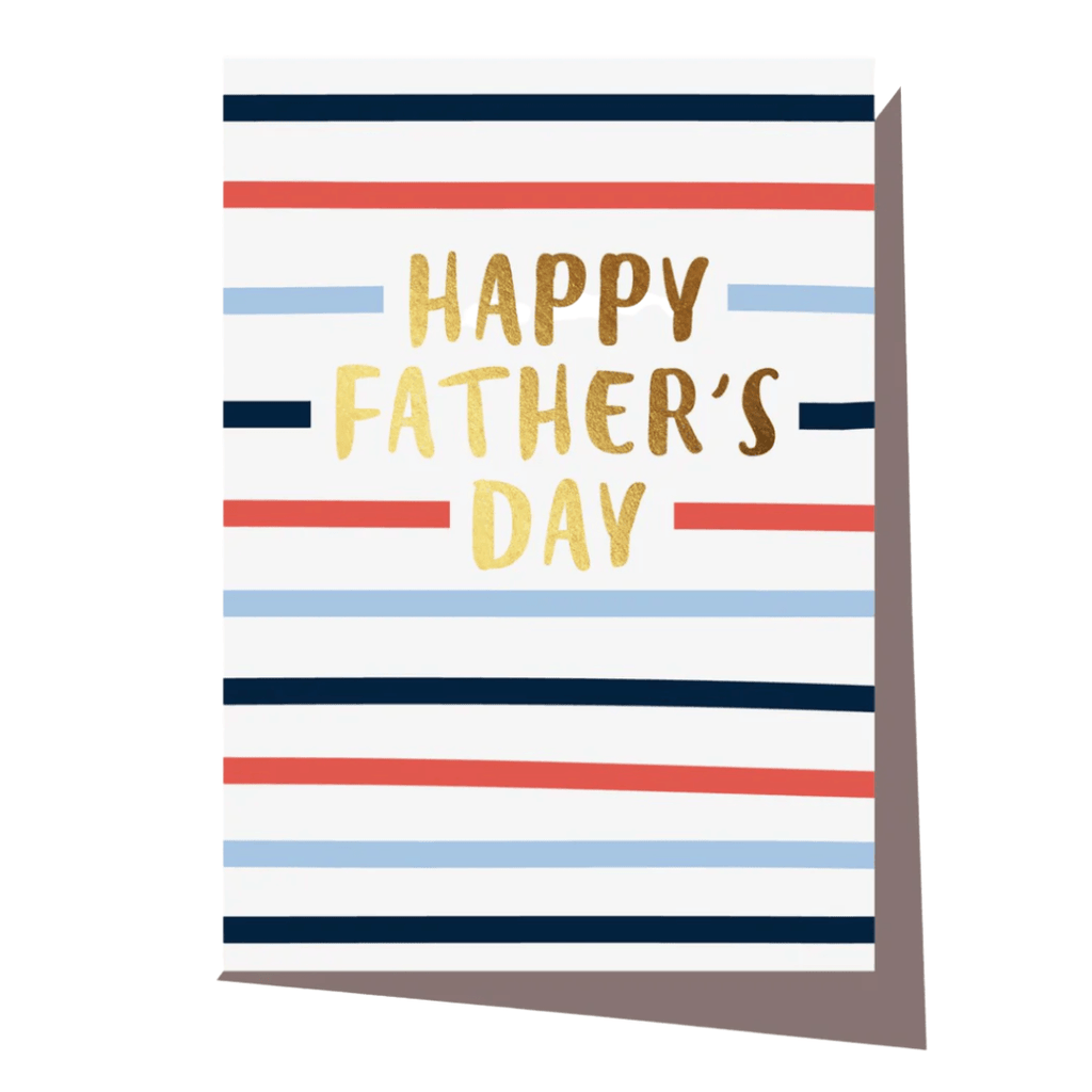 Elm Paper  Father's Day Stripe Card available at Rose St Trading Co