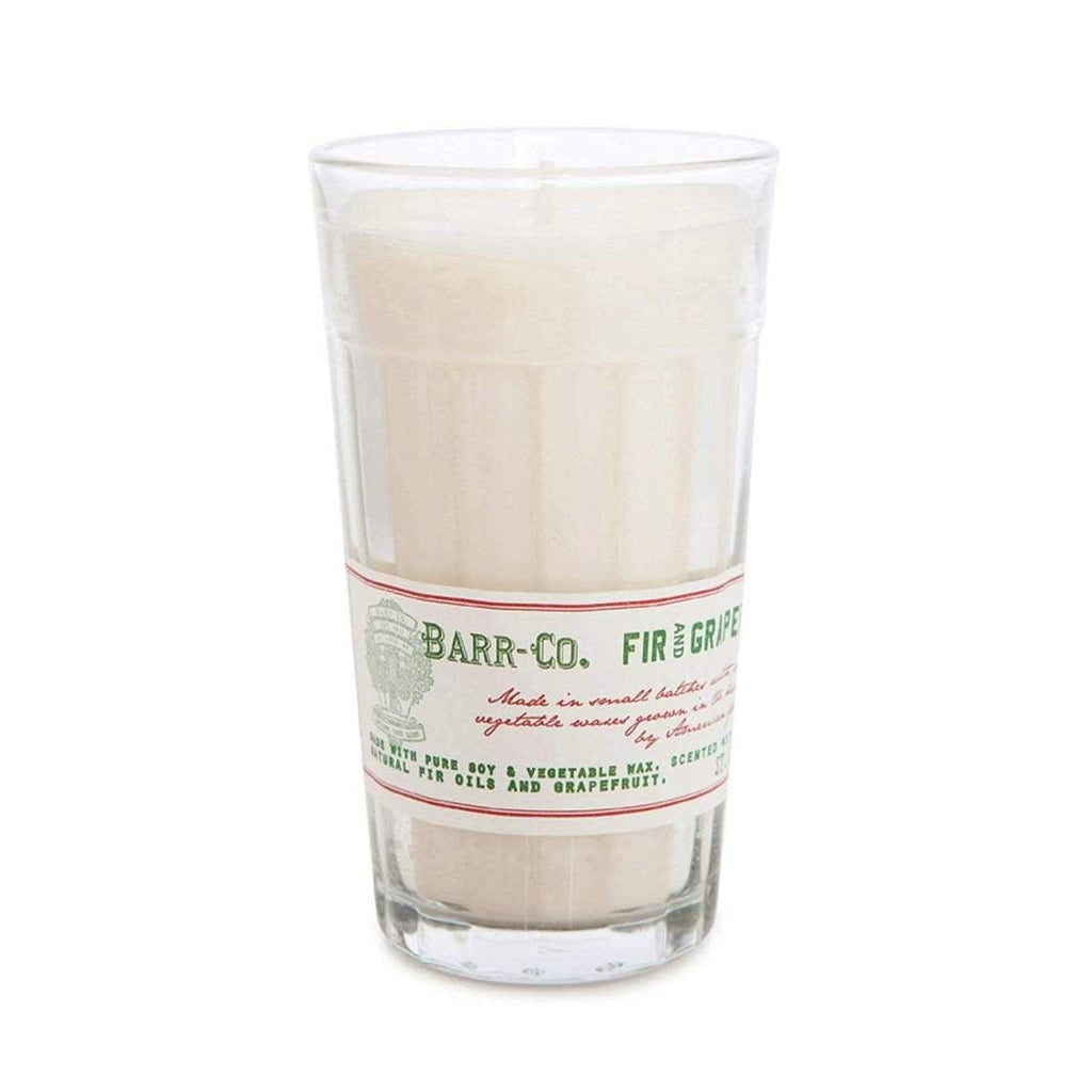 Barr Co  Fir  Grapefruit Milk Glass Candle available at Rose St Trading Co