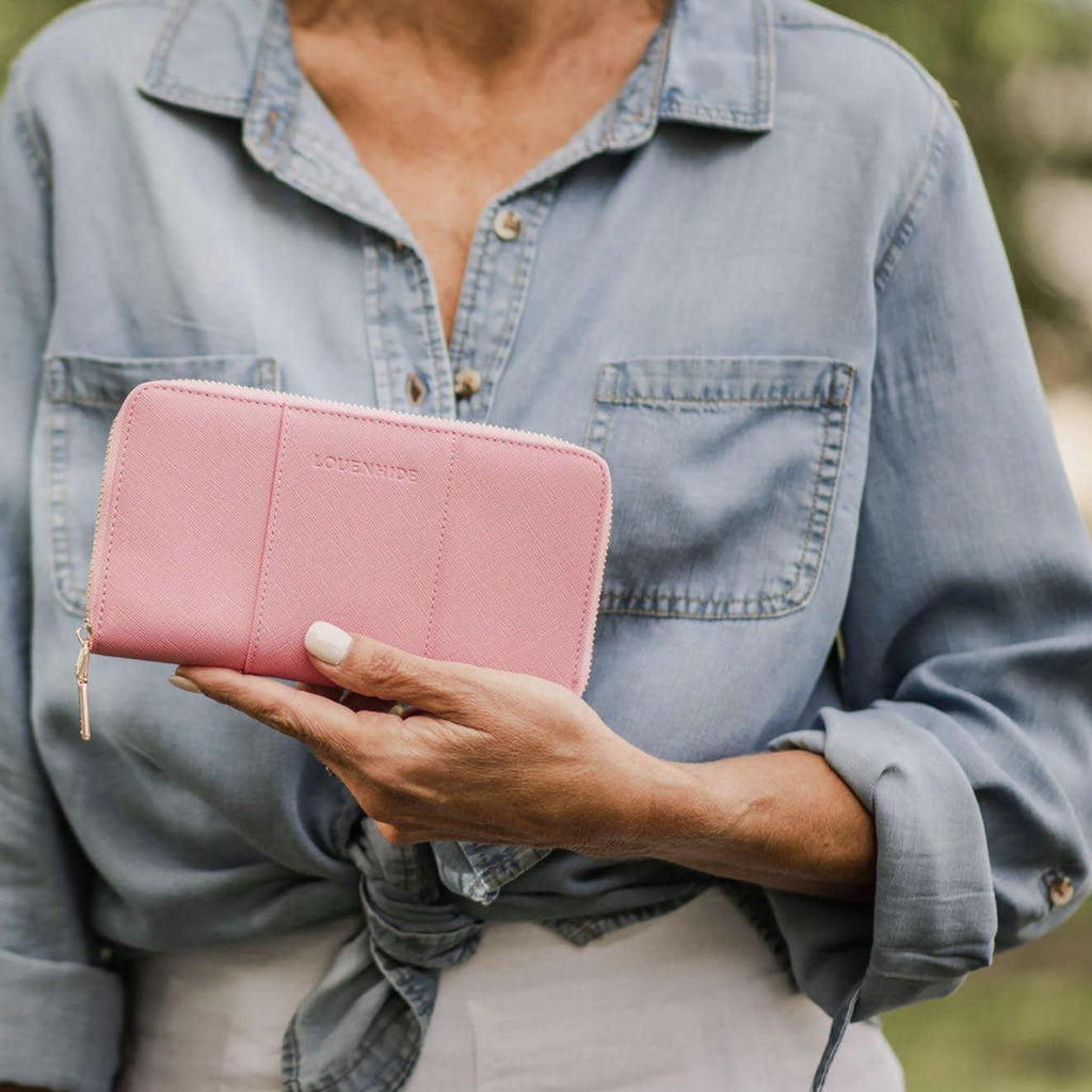 Louenhide  Florence Wallet | Bubblegum Pink available at Rose St Trading Co