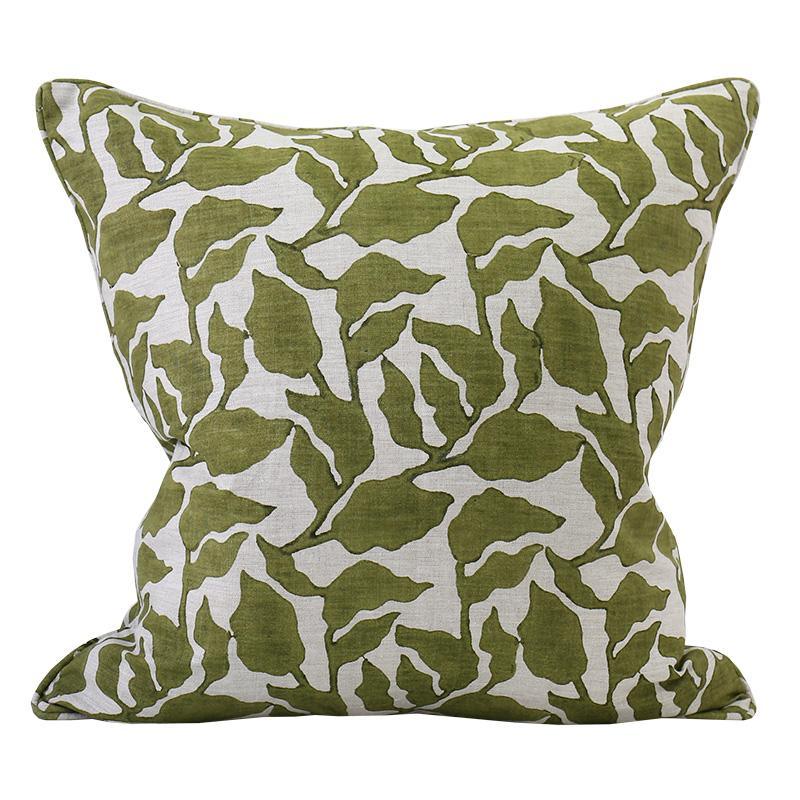 Walter G  Flores Moss Cushion - 50x50cm available at Rose St Trading Co