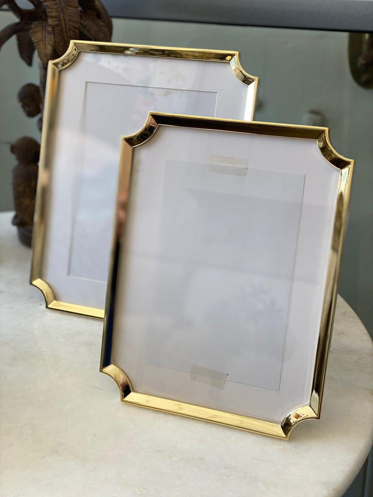 Flair  Frame - Hamptons Gold Clipped - 5x7" available at Rose St Trading Co