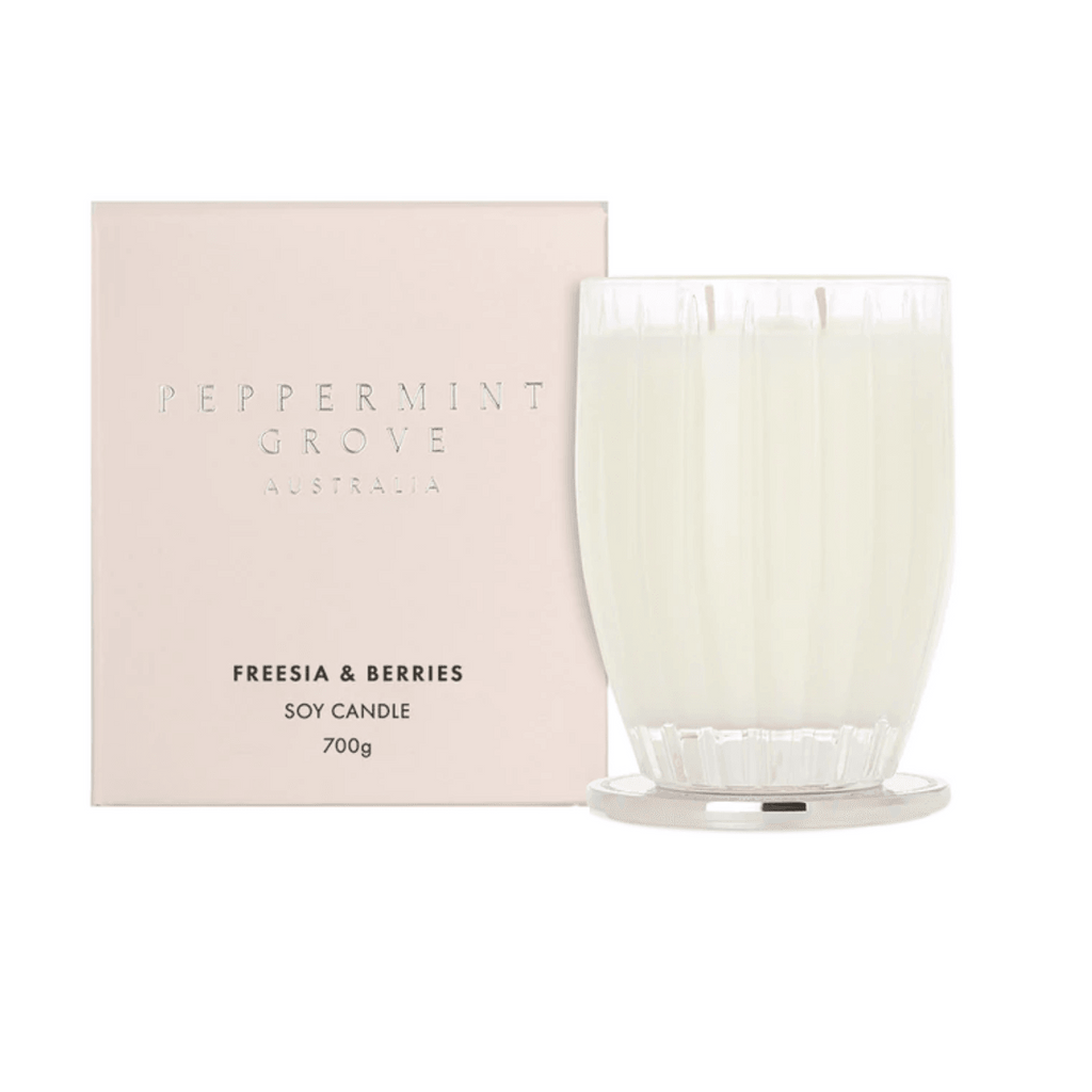 Peppermint Grove  Freesia + Berries | 700g Candle available at Rose St Trading Co