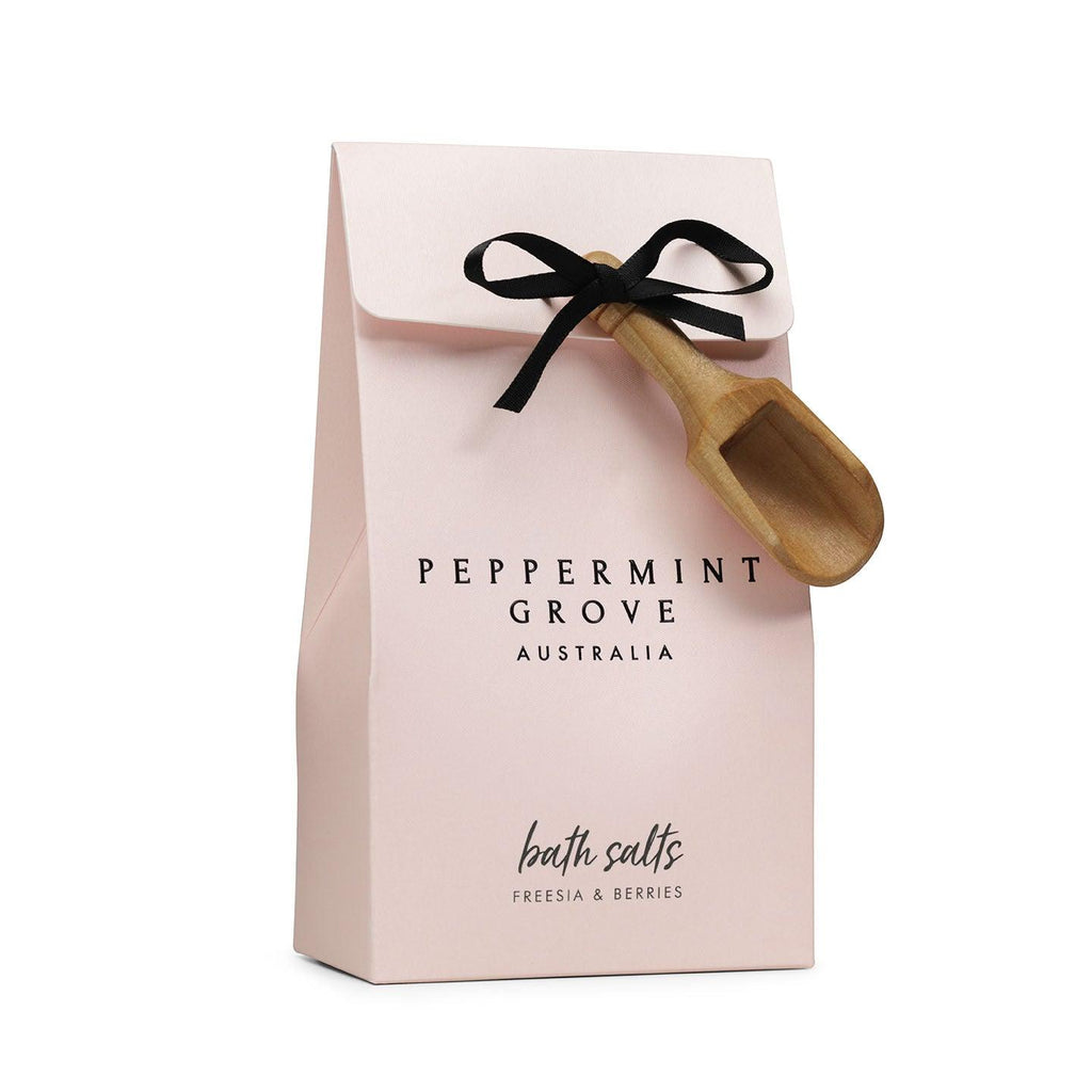 Peppermint Grove  Freesia + Berries | Bath Salts available at Rose St Trading Co