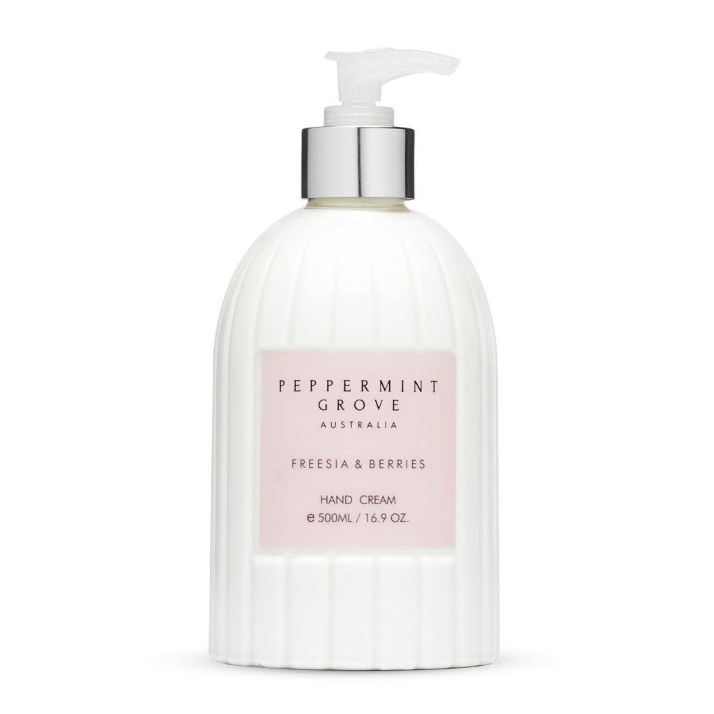 Peppermint Grove  Freesia + Berries | Hand Cream Pump available at Rose St Trading Co