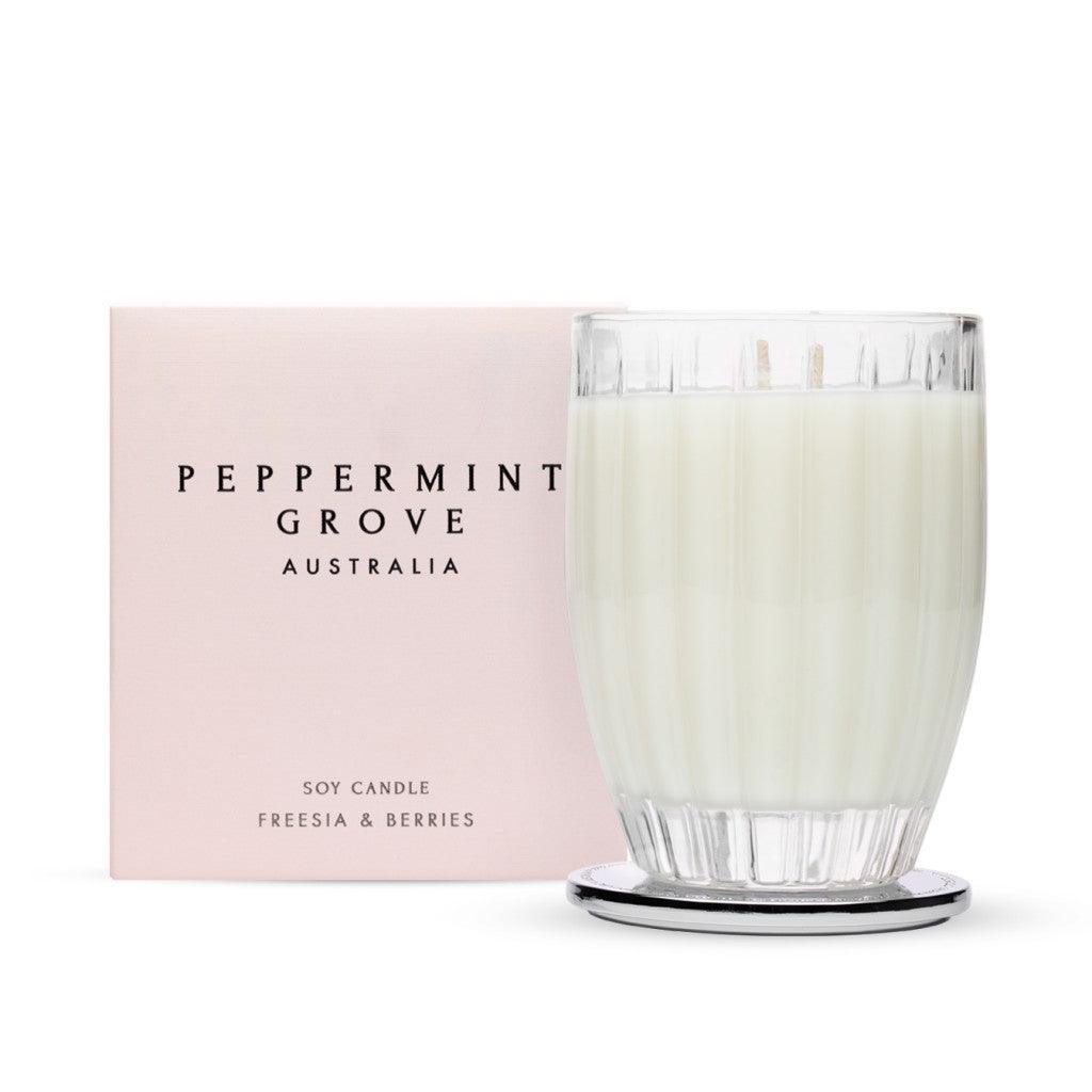 Peppermint Grove  Freesia + Berries | Standard Candle available at Rose St Trading Co