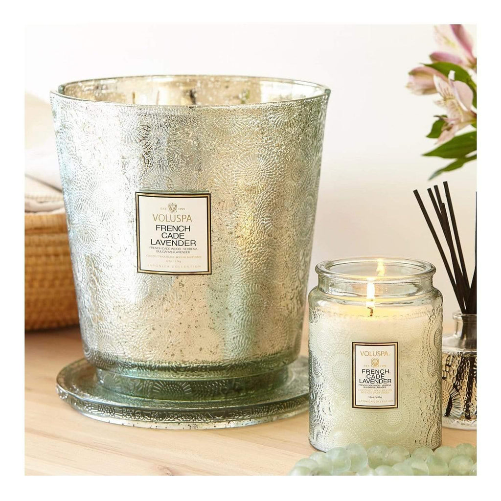 Voluspa  French Cade + Lavender Hearth Candle available at Rose St Trading Co