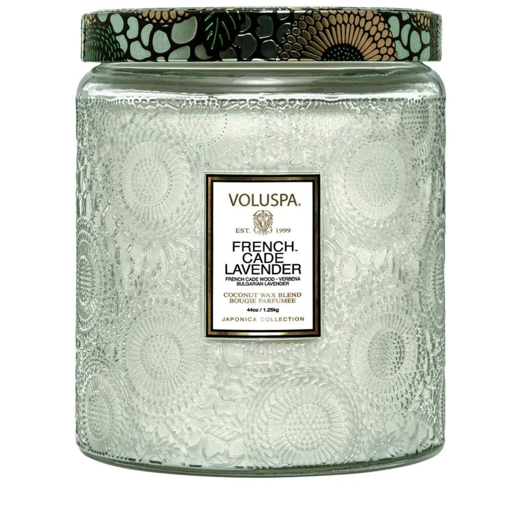 French Cade Lavender Luxe 2 Wick Candle - Rose St Trading Co