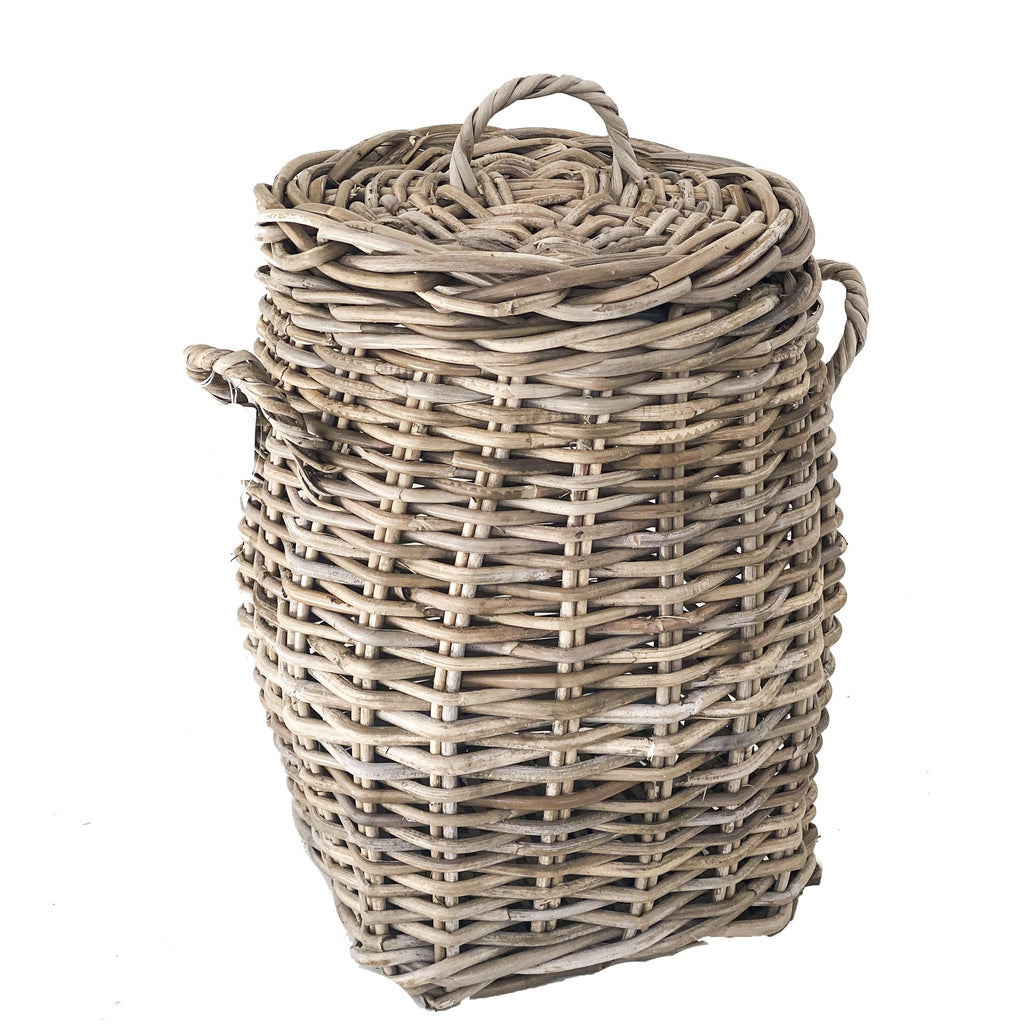RSTC  French Lidded Belly Basket available at Rose St Trading Co
