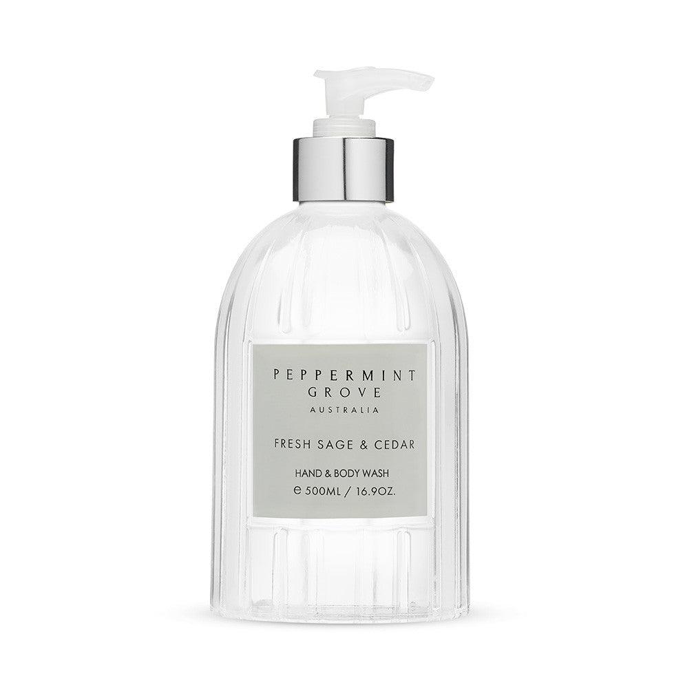 Peppermint Grove  Fresh Sage + Cedar | Hand + Body Wash available at Rose St Trading Co