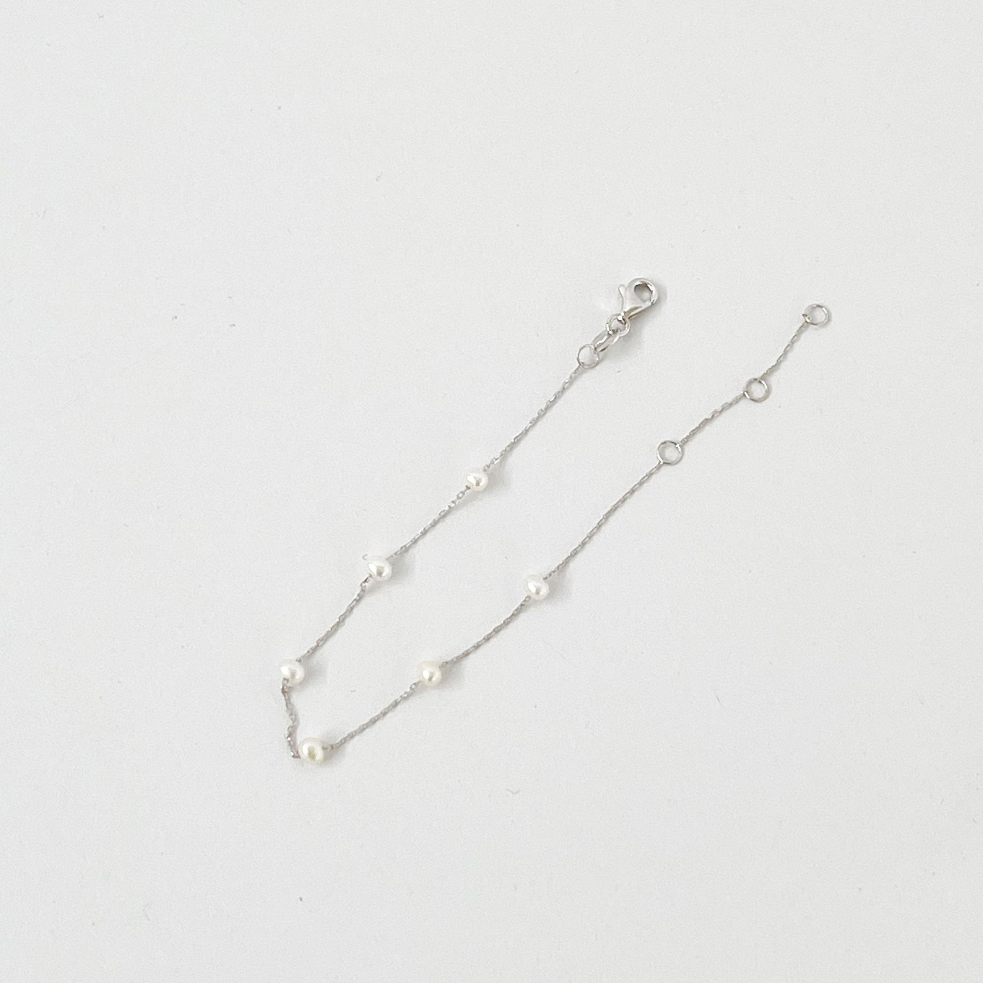 RSTC  Freshwater Pearl &amp; Sterling Silver Bracelet | Multi Pearl available at Rose St Trading Co