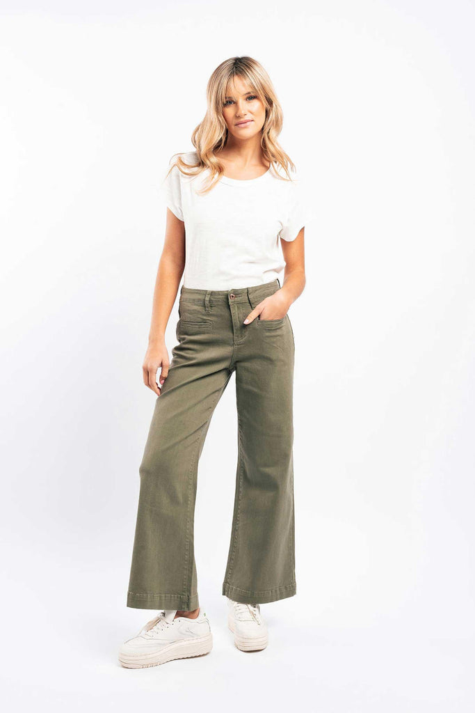 Kireina  Freya Jean | Khaki available at Rose St Trading Co