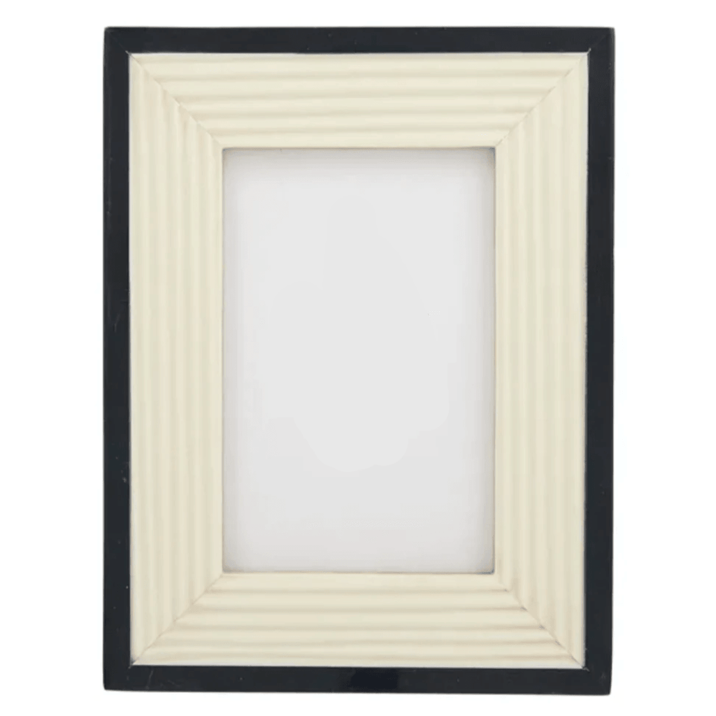 RSTC  Galen Navy/Ivory Resin Frame | 4x6 available at Rose St Trading Co